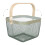 Metal Storage Basket with Wooden Handle 6