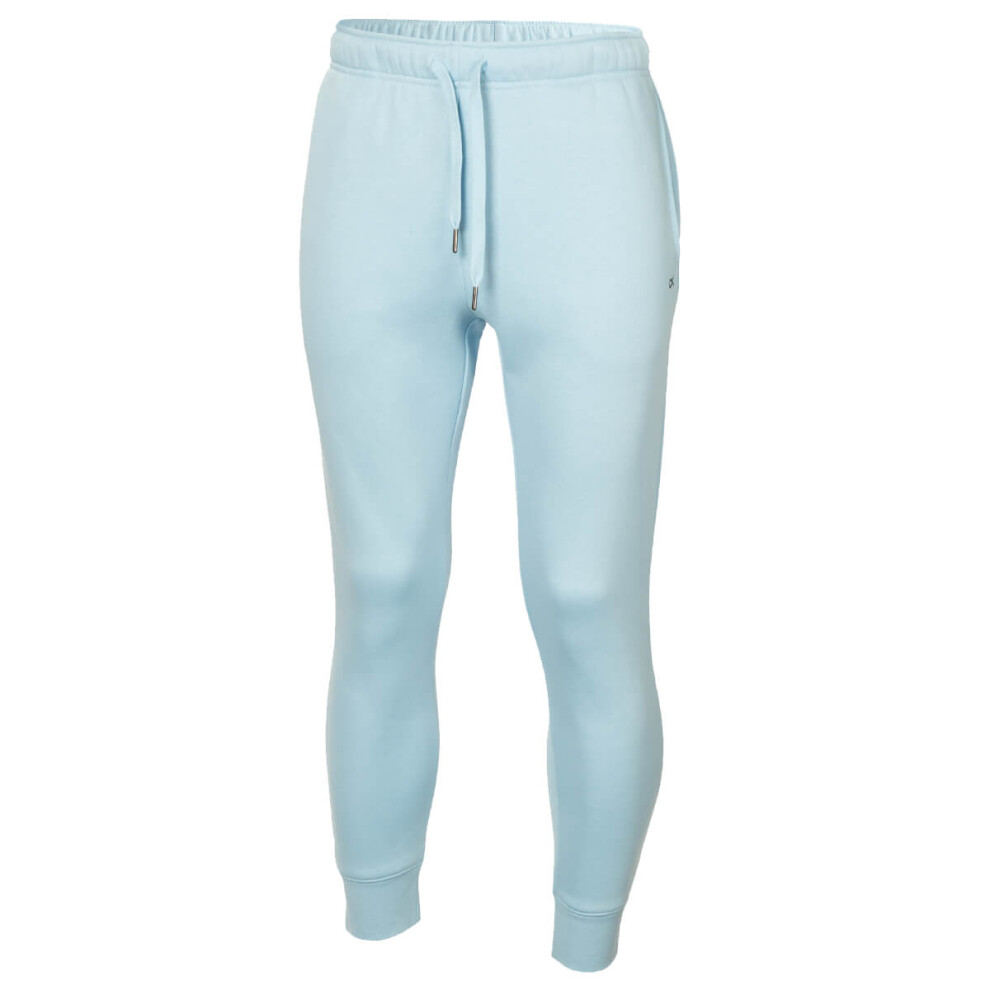 Calvin Klein (L, Air ) Mens 2026 Planet Performance Fleece Cotton Eco-Friendly Joggers Blue