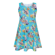(9-10 Years) Disney Sleeveless Skater Dress (Girls Blue)