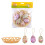 Décorations de Pâques pour sapin : œufs peints à la main (6 pièces) 1