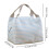 Isolierte Lunchtasche, blau gestreiftes Canvas, 1 Stück 3