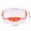 Boîte à lunch micro-ondable de qualité alimentaire – 18 x 18 x 5 cm 3