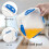 Boîte à lunch micro-ondable de qualité alimentaire – 18 x 18 x 5 cm 4