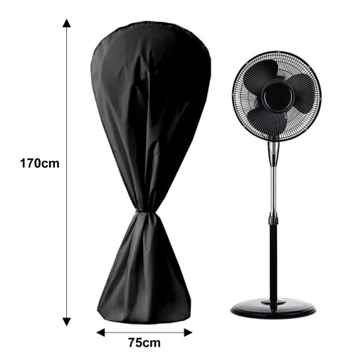 Vandtæt polyester-støvdæksel til stående rund ventilator 1