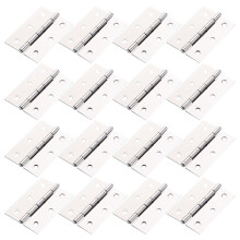 Stainless Steel Hinge Silver For Doors And Toolboxes 32pcs