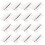 Stainless Steel Hinge Silver For Doors And Toolboxes 32pcs 1