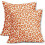 Fodere per cuscini blu navy con stampa leopardata, 45x45 cm, set da 2. 1