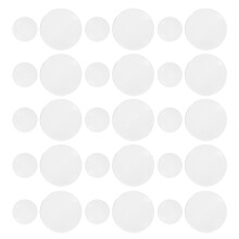 50Pièces Lentilles Optiques Convexes Rondes Pour Travaux De Physique