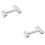 2Pcs Kitchen Rolling Sticks Stainless Steel Non-Stick Dough Roller Pin 5