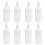16Pcs White Plastic Pump Bottles for Refillable Shampoo and Lotion 1