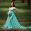 Comfortable Pregnancy Photo Gown Machine Washable-White L 5
