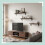 Teollinen seinähyllysetti - 3 kokoa, puu ja teräs 3