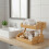 Bamboo 2-Tier Fruit Stand - Open Kitchen Storage 5