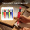 Ergonomic Design 2.8MM Deep Hole Pencil Tool For-red core. 3