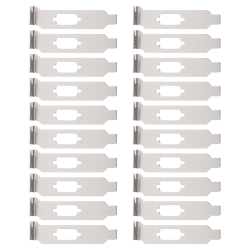 20 Pcs Computer Case Blank Graphics Cover Pcie Back Plate Expansion