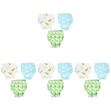 12St Reusable Baby Zwemluier Veilige Elastische Kinderkleuren
