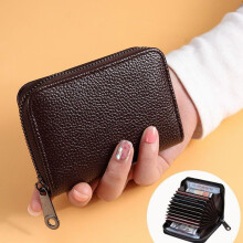 PU Card Holder Wallet – Compact Candy-Coloured Design