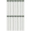 30Pièces Tiges Vertes En PVC Pour Décoration 4