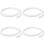 4Pcs Self-Adhesive Bendable Bathroom Waterproof Strip 4