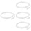 4Pcs Self-Adhesive Bendable Bathroom Waterproof Strip 5