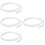 4Pcs Self-Adhesive Bendable Bathroom Waterproof Strip 6