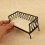 Realistic Couch Model Figure 1/12 Doll House-black sofa 6