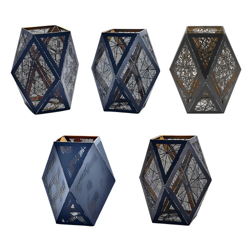 Decorative Iron Light Cover Featuring Intricate Cutout-B 1