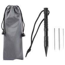 3St Handige Paracord Weefnaalden Zwart Aluminium Voor DIY Armbanden