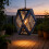 Decorative Iron Light Cover Featuring Intricate Cutout-B 5