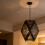 Decorative Iron Light Cover Featuring Intricate Cutout-B 7