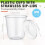 50pcs Clear 12oz PET Coffee Cups with Sip Lids 3