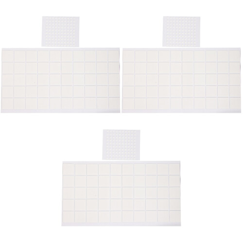 Gommettes Adhésives Rondes Doubles Faces Acryliques Blanches 1