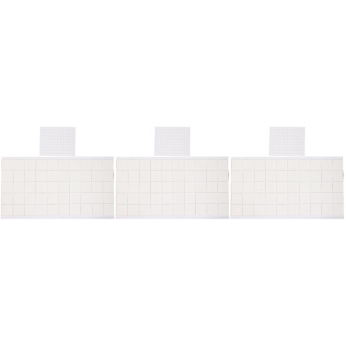 Gommettes Adhésives Rondes Doubles Faces Acryliques Blanches 2