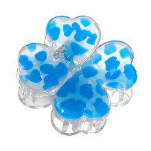 Magnetic Hair Clip Quick Removal Four-leaf Grass Hairpin For-3