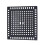 Firm Silicone Bottom Outlet Strainer Waterproof-Black square 1