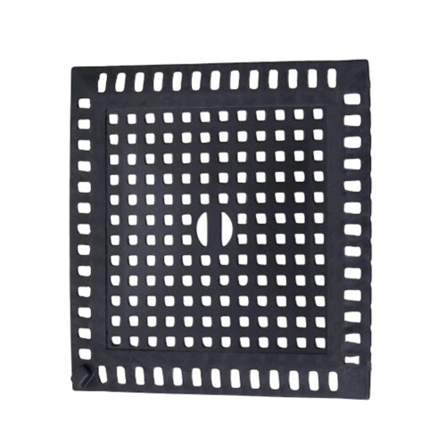 Firm Silicone Bottom Outlet Strainer Waterproof-Black square
