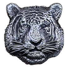 Stylish Engraved Tigers Head Belt Buckle For Men And Women Clasp