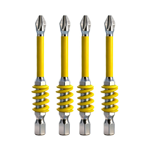 Hexagonal Shank Magnetic Spring Loaded Screwdriver Bits-70mm