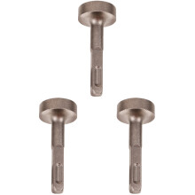3Pièces Tige Conducteur Pour Marteau Perforateur Acier Robuste Argenté