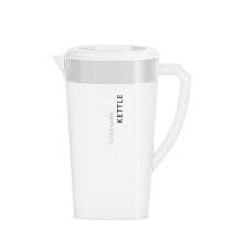 Pichet en plastique avec couvercle, sans BPA, 1,3 L