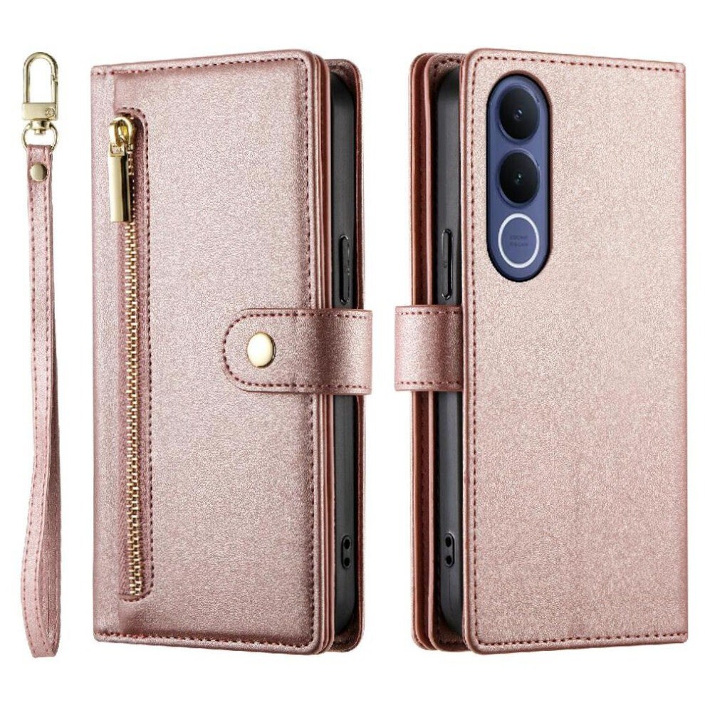 () Flip Case For Vivo V70 Fe 5G Multifunctional Stand Business Crossbody Strap Wallet 764563811731
