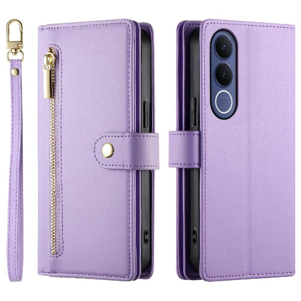 () Flip Case For Vivo V70 Fe 5G Multifunctional Stand Business Crossbody Strap Wallet 764563811755