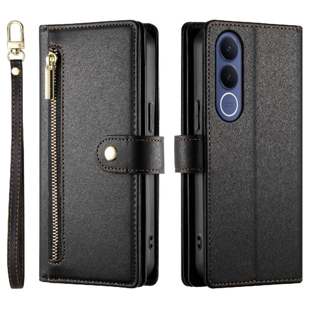 () Flip Case For Vivo V70 Fe 5G Multifunctional Stand Business Crossbody Strap Wallet 764563811779