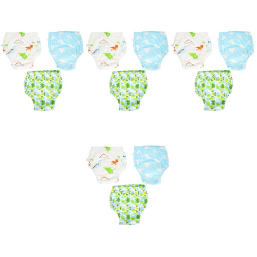 12Pièces Culottes De Bain Bébé Réutilisables Couleurs Variées 2