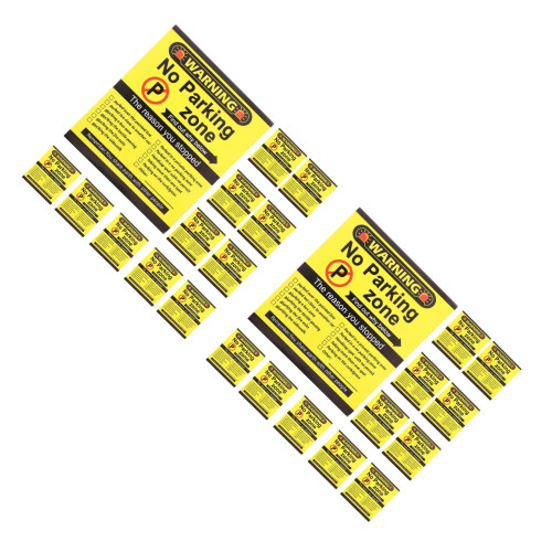 Stickers Avertissement Stationnement Durable