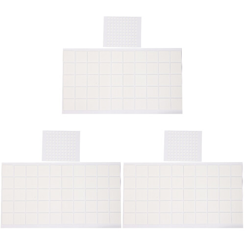 Gommettes Adhésives Rondes Doubles Faces Acryliques Blanches
