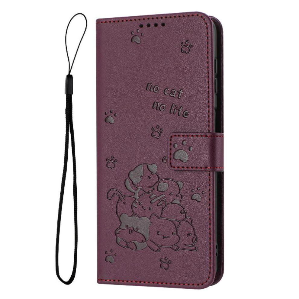 () Flip Case For Xiaomi Poco X8 Pro Max 5G Card Holder Kickstand Pu Leather Leather Wallet Cute Cat 764563811908