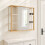 Bathroom Mirror Cabinet, Wall-Mounted Storage 3