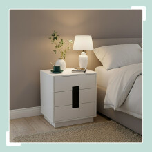 Witte commode met 4 ruime lades