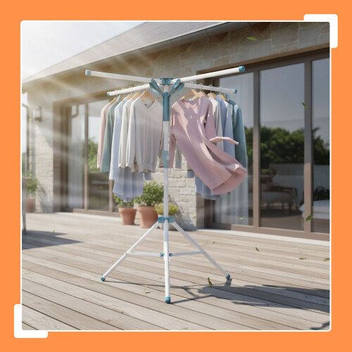 Secadora de ropa colgante, diseño compacto y plegable 1